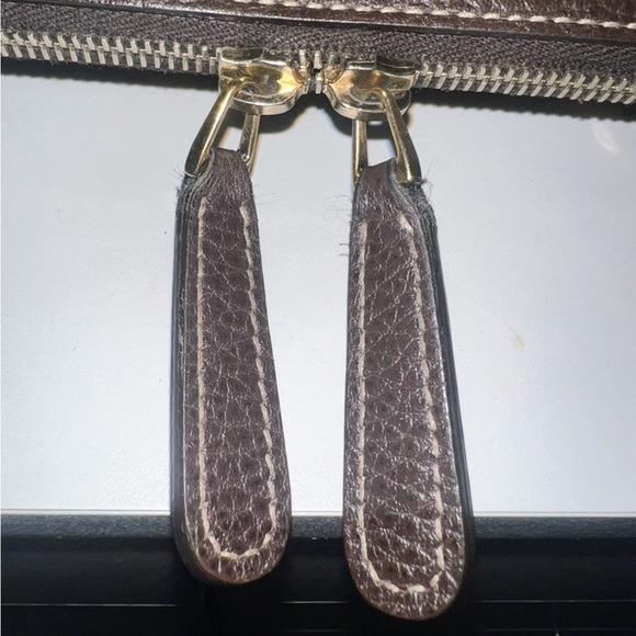 Crystal Monogram Medium GG Charm Dome Satchel Dark Brown - Picture 16 of 16